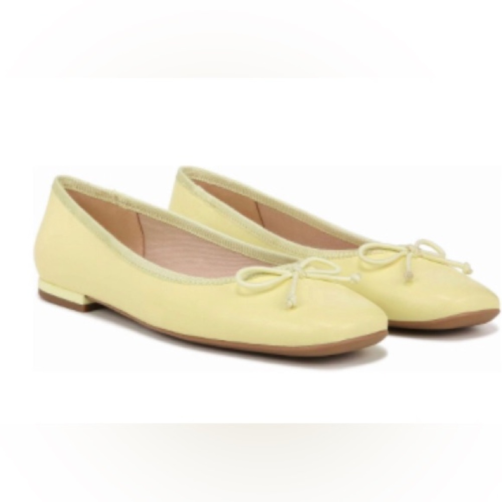 NWB Franco Sarto Light Yellow Ballet Flats